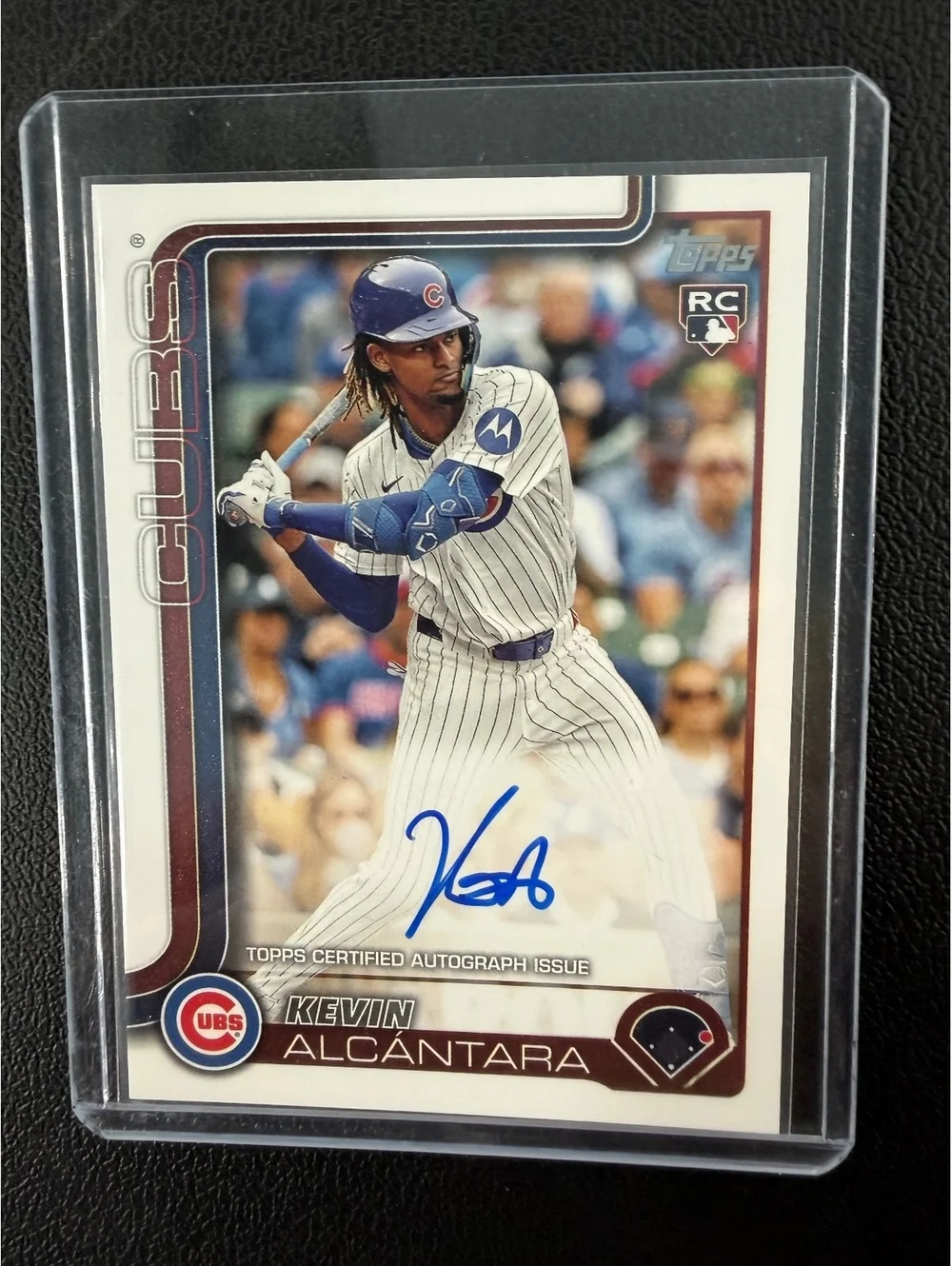 2025 Topps Series 2 Kevin Alcántara Chicago Cubs Rookie Autograph Baseball Card
